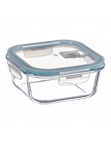 Fiambrera borosilicato cuadrada hermética 300 ml