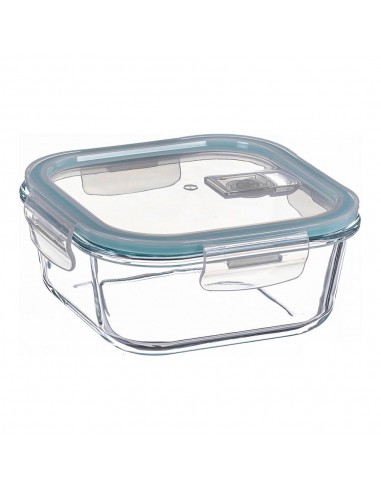 Fiambrera borosilicato cuadrada hermética 1200 ml