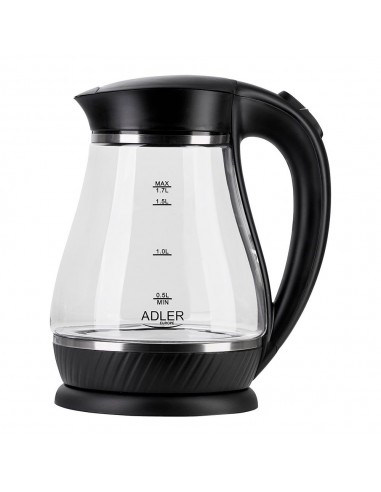 Hervidor de agua de cristal ad 1274, 2200w, 1,7 l