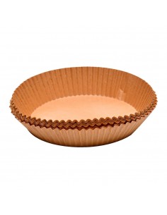 Bandeja de papel redondo para freidora de aire foodies mp, ø16 x 4,5 cm, 50 uds