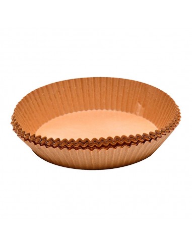 Bandeja de papel redondo para freidora de aire foodies mp, ø16 x 4,5 cm, 50 uds