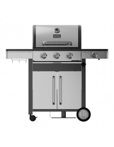 Barbacoa de gas bxog12950e con 4 quemadores, 126 x 58 x 118,5 cm