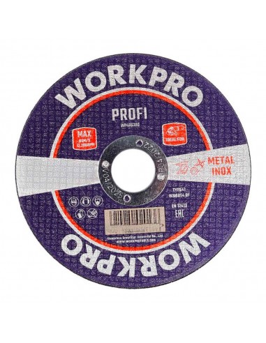 Disco de corte metal e inox t41, profi, ø125 x 1,6 x 22,2 mm