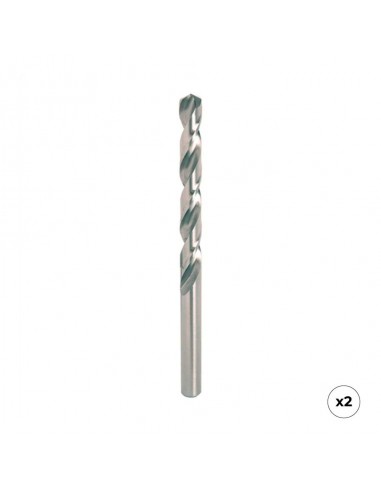 Broca para metal hss4341, rectificada, ø3,50 x 70,00 mm, 2 uds