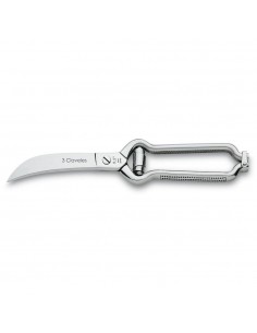 Tijeras trincha aves de acero inoxidable de 24 cm