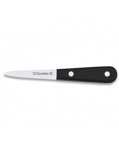 Cuchillo abre ostras de acero inoxidable con mango pom, 7 cm