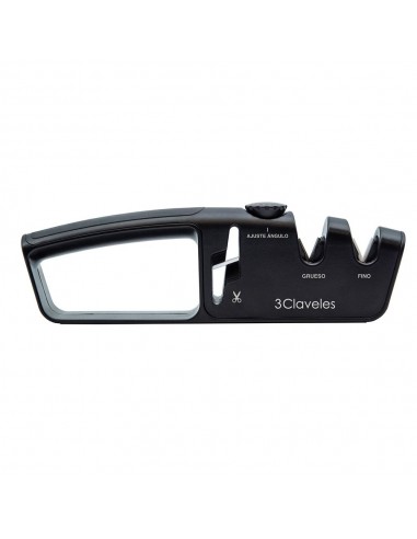 Afilador de tijeras y cuchillos con ángulo ajustable de 25 cm