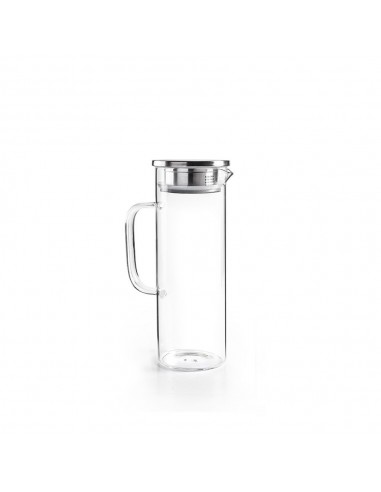 Jarra de borosilicato y acero inoxidable para nevera 1,1 l