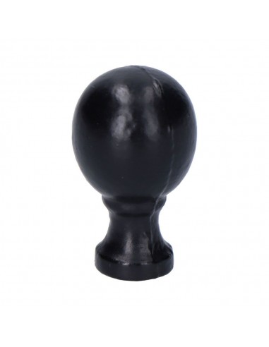 Pomo puerta, forma bola, de hierro con acabado negro, 25 mm