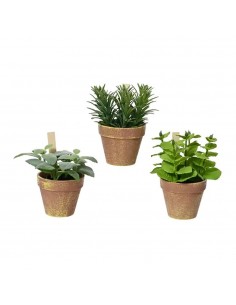 Maceta de planta artificial, modelos variados, ø15 x 17 cm