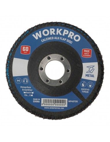 Disco láminas plano óxido de aluminio t27, ø100 x 16 mm, grano 120