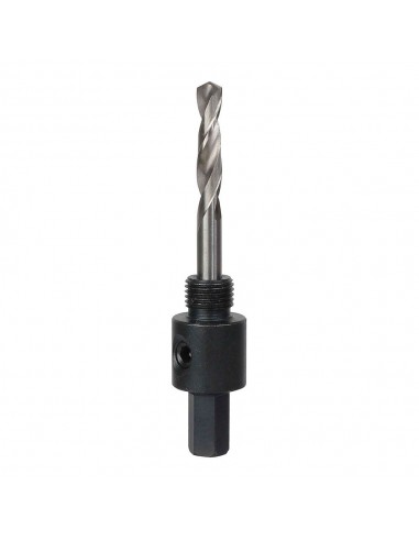 Mandril para sierras de corona bimetálica de 14 a 30 mm, vástago hexagonal de 9,5 mm 3/8 pulg
