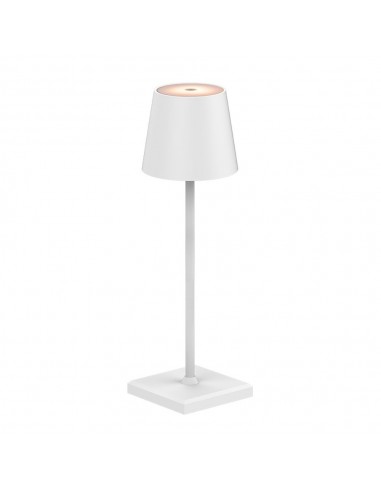 Lámpara de mesa led, tono regulable, 260 lm 3,3 w, recargable usb, blanca
