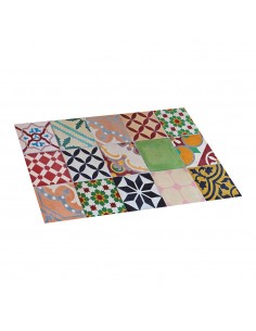 Alfombra vinilica mosaico color 45x75cm