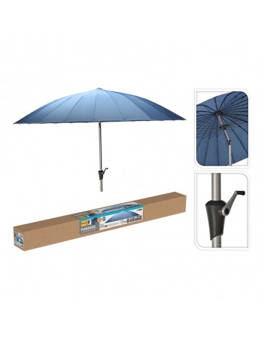 Parasol azul, ø280 x 248 cm