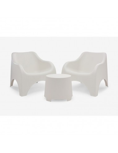 Conjunto jardín cloud 3 piezas blanco