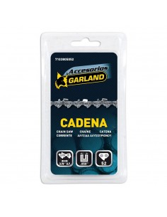 Cadena de motosierra para espada 14 pulg / 35 cm, 52 eslabones, 3/8 pulg b.p., espesor 0,050 pulg / 1,3 mm