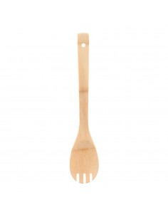 Cuchara con tenedor para cocina de bambú, experto, 30 x 6 cm