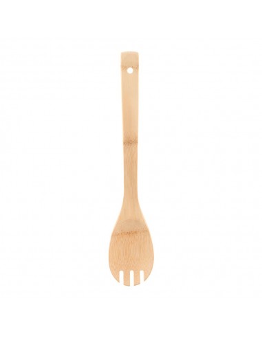 Cuchara con tenedor para cocina de bambú, experto, 30 x 6 cm