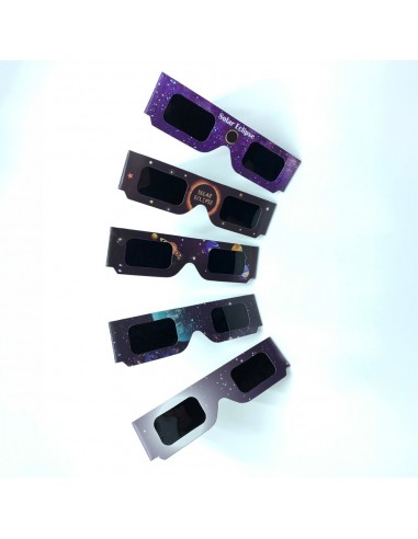 Gafas para eclipse solar, modelos variados