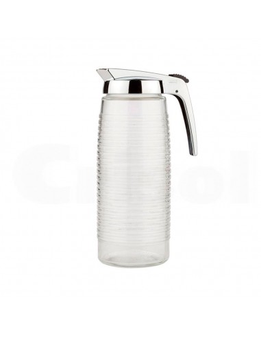 Jarra de cristal con tapa cromada, modelo 1969, 1,4 l