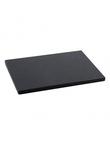 Tabla de corte en polietileno, negra, 33 x 23 x 1,5 cm