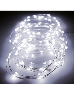Guirnalda micro led 180 led, multifunción, luz fría, exterior, 9 m