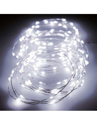 Guirnalda micro led 180 led, multifunción, luz fría, exterior, 9 m