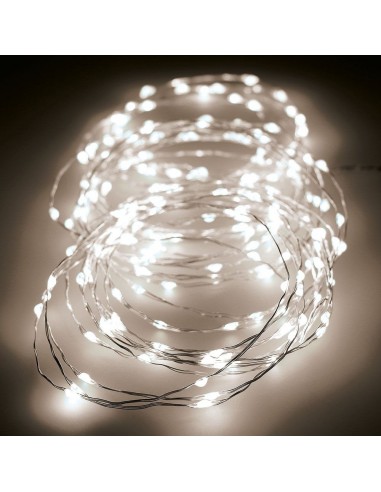 Guirnalda micro led 180 led, multifunción, luz cálida, exterior, 9 m