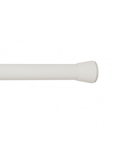 Barra extensible multiuso a presión sin taladro, blanca, ø2,8 - 2,5 x 140 - 250 cm