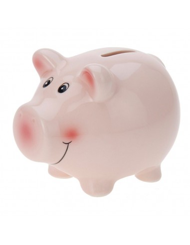 Hucha cerdito rosa 115 x 91 x 91 mm