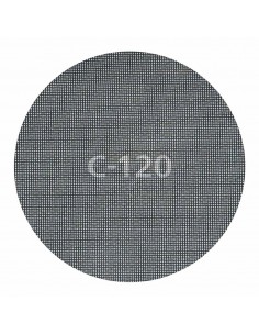 Discos de lijar autoadherentes de rejilla de carburo ø225 mm, grano 120, 5 uds