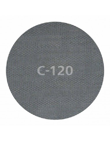 Discos de lijar autoadherentes de rejilla de carburo ø225 mm, grano 120, 5 uds