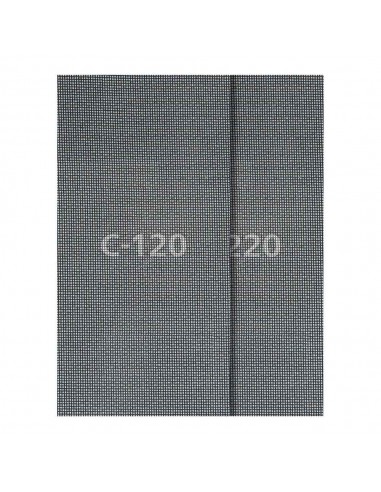 Hojas de lija 115 x 280 mm, 2 x grano 120 + 2 x grano 220