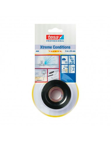 Cinta aislante xtreme conditions premium negra 25 mm x 3 m