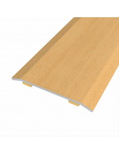 Junta de acero para mismo nivel, 40 x 3,5 mm, adhesiva, flooring, roble rústico, 83 cm