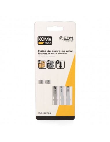 Hojas para sierra de calar 08705 y 08754, set 5 uds