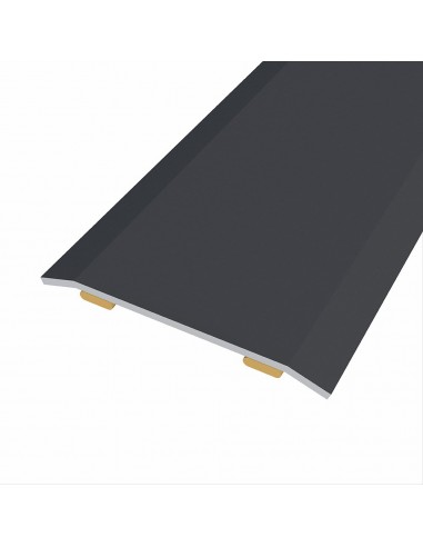 Junta de acero para mismo nivel, 40 x 3,5 mm, adhesiva, flooring, negra, 166 cm