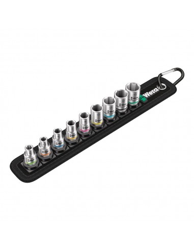 Vasos ¼ pulg belt a4, juego 9 piezas