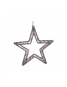 Estrella 800 leds negro 36 cm