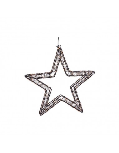 Estrella 800 leds negro 36 cm