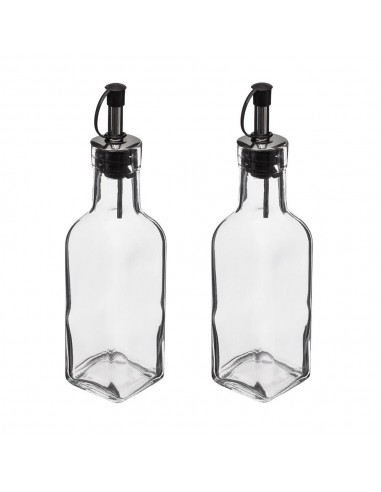 Aceitera y vinagrera de cristal 160 ml
