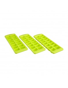 Cubiteras de polipropileno colores surtidos 25 x 8,5 x 3,7 cm 3 uds