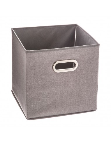 Caja organizadora color gris claro para estanteria 31 x 31 cm