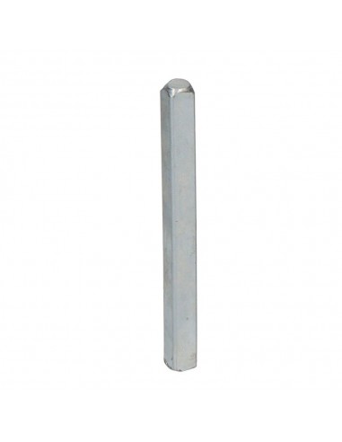 Cuadradillo de acero galvanizado, 9 x 9 x 110 mm