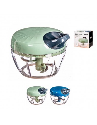Picadora manual para verduras, 500 ml, colores surtidos