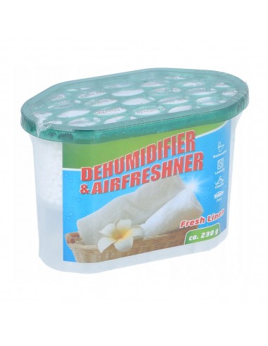 Deshumidificador 2 en 1 con ambientador, 230 g, aromas surtidos, 15 x 8,5 x 10,5 cm