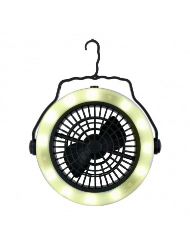 Luz y ventilador a pilas, ø19,5 x 6,3 cm