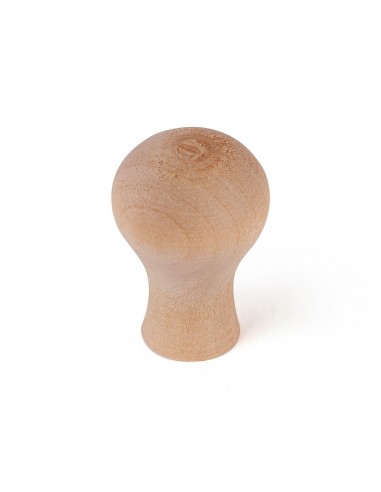Pomo para mueble, modelo 273, de madera de haya crudo, ø20 mm