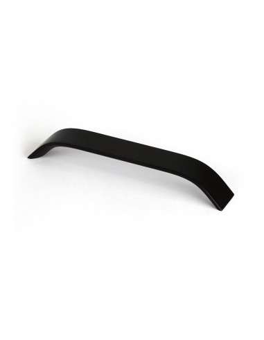 Tirador de mueble tipo asa, modelo 2267, de aluminio con acabado negro mate, 160 mm